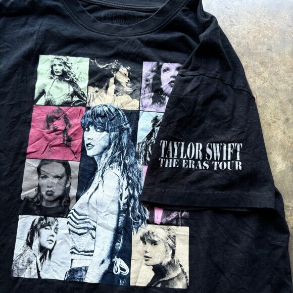 Taylor Swift The Eras Tour Black‎ T-Shirt - Picture 3 of 5